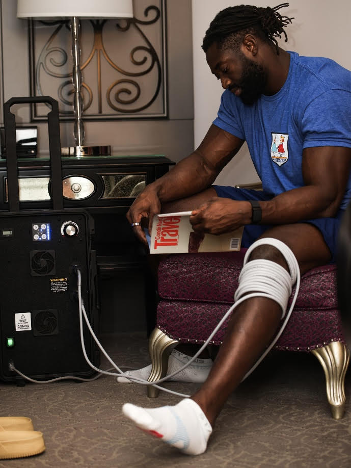 Tanoh Kpassagnon using RC MAX PEMF 120